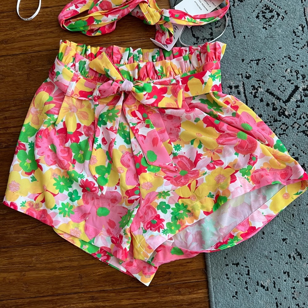 NWT For Love and Lemons Set : Avery Bra Top & Miranda Shorts - Picture 5 of 8